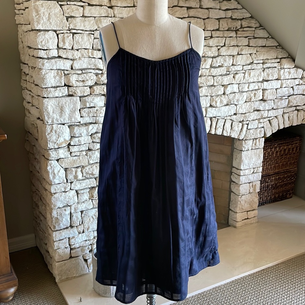 J crew navy blue summer dress